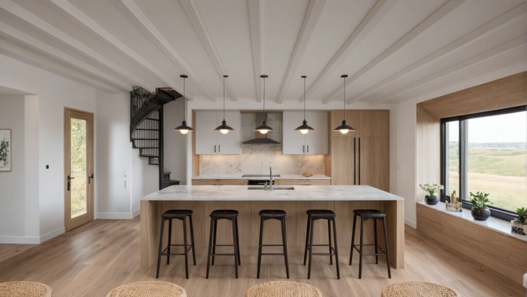 modern white oak kitchen ArnoldAnd