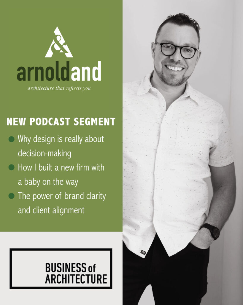 From Architecture to Ownership: My Journey on the Business of Architecture Podcast A couple of weeks ago, I had the honor of joining Rion Willard on the Business of Architecture podcast—a show I’ve followed for years and deeply respect for the way it helps architects think bigger.