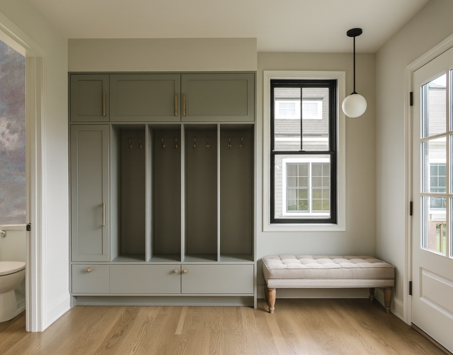 Minot Beach House Renovation Mud Room