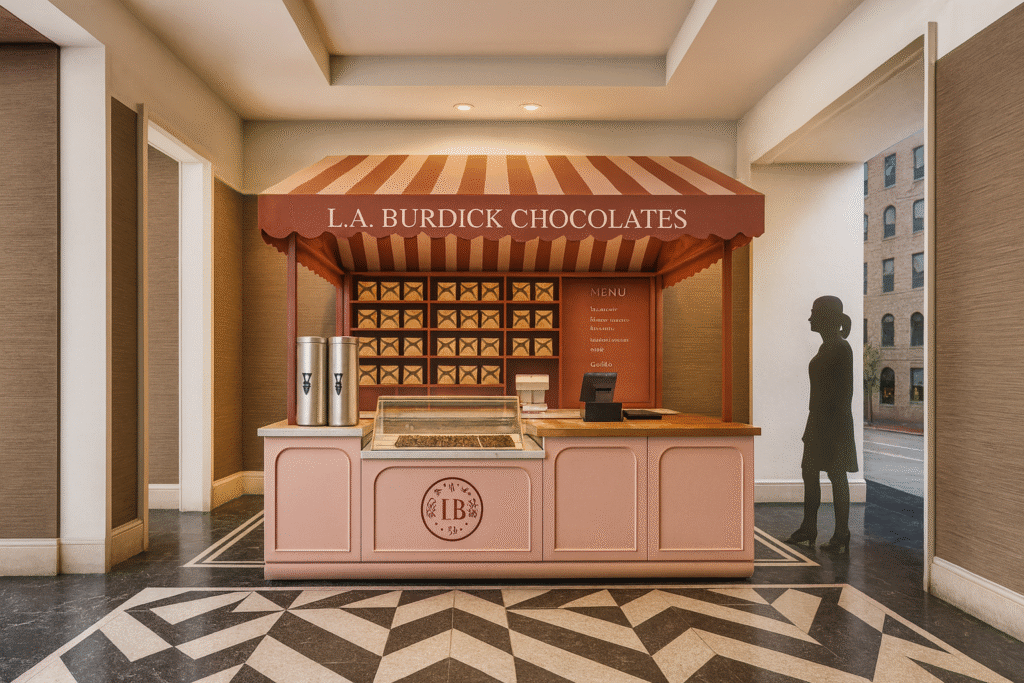 L.A. Burdick, the renowned chocolatier known for its handmade confections and European-style hot chocolate, has brought its signature warmth and elegance to the heart of Boston’s most refined hospitality destination: the Four Seasons Hotel at One Dalton. Designed by ArnoldAnd